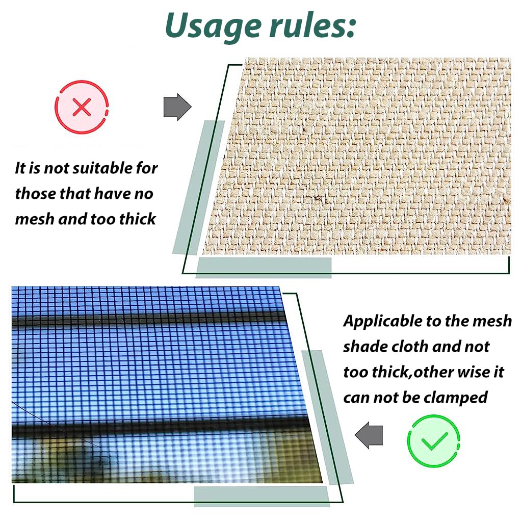 Optifit 30pcs Clip for Fixing Net Cover in Place, Plastic Universal Clip for Fixing Sunshade, Bird Netting, Shade Net Cover for Gardening and Agriculture Optifit 30pcs Clip for Fixing Net Cover in Place, Plastic Universal Clip for Fixing Sunshade, Bird Netting, Shade Net Cover for Gardening and Agriculture